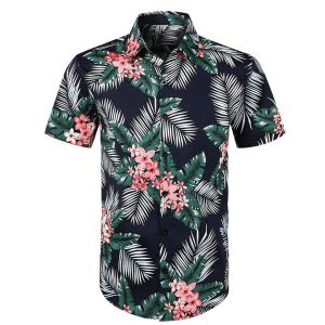 Palm Leaves Button Up